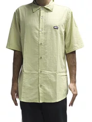 Camiseta Masculina Wats Mac Power Nylon Manga Curta Estampada - Verde