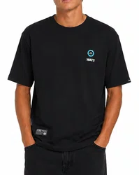 Camiseta Masculina Wats Mini Logo Manga Curta Estampada - Preto