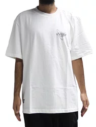 Camiseta Masculina Wats Over Deleon Manga Curta Estampada - Off White