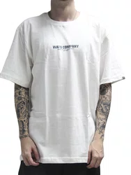 Camiseta Masculina Wats Over Origem Manga Curta Estampada - Off White