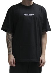Camiseta Masculina Wats Oversized Gothic Manga Curta Estampada - Preto