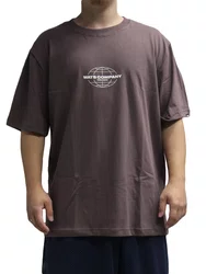 Camiseta Masculina Wats Worldwide Manga Curta Estampada - Marrom