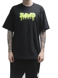 Camiseta Masculino BAW Reular Fused BAW Manga Curta Estampada - Preto