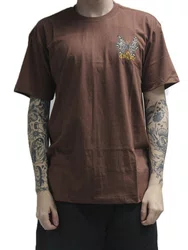 Camiseta Masculino Blunt Panoptic Manga Curta Estampada - Mocha