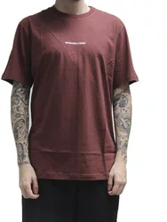 Camiseta Masculino DC Shoecousa Manga Curta Estampada - bordo