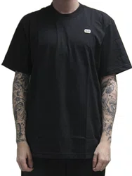 Camiseta Masculino Hocks Bord Manga Curta Estampada - Preto