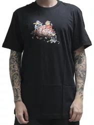 Camiseta Masculino Lost Crew Manga Curta Estampada - Preto