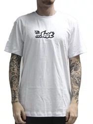 Camiseta Masculino Lost Logo Manga Curta Estampada - Branco