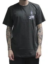 Camiseta Masculino Lost Spider Web Manga Curta Estampada - Chumbo