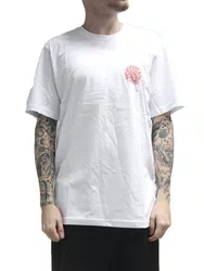 Camiseta Masculino RC Front Wettie Manga Curta Estampada - Branco