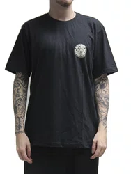 Camiseta Masculino RC Front Wettie Manga Curta Estampada - Preto