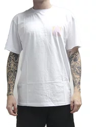 Camiseta Masculino Volcom Plated Manga Curta Estampada - Branco