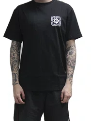 Camiseta Masculino Volcom Quantum Manga Curta Estampada - Preto