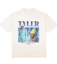 Camiseta Respect Oversized Tyler Off White - Off-White