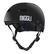 Capacete Niggli Fita Pro Brilho - Preto