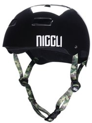 Capacete Niggli IRON PRO BRILHO PRETO/CAMUFLADO