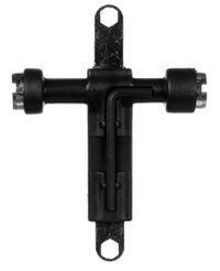 Chave Creme para Skate e Long Board Multifuncional Importada Black - Porca 8 e 10