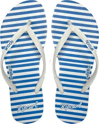 Chinelo Feminino Rip Curl Surf Stripe Listra - Branco/Azul