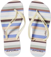 Chinelo Feminino Rip Curl Surf Stripe pós-surf sem frescura - Branco Multicores