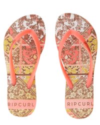 Chinelo Feminino Rip Curl Wanderer - Laranja