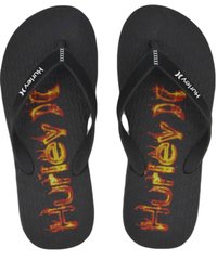 Chinelo Hurley Fire - Preto