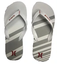 Chinelo Masculino Hurley Stripes - Branco