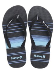 Chinelo Masculino Hurley Stripes - Preto