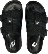 Chinelo Masculino Rip Curl Ripper em Cacharrel com Gorgurão - Black/Grey
