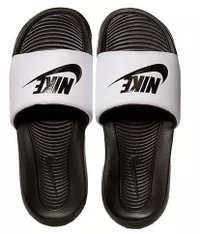 Chinelo Masculino Slide Nike Victori One - Preto/Branco