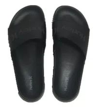 Chinelo Slide Masculino Hurley One E Only - Preto/Preto