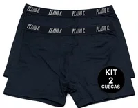 Cueca Plano C Pack/2 - Preto