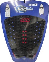 Deck SDA Surf Frezado - Preto/Vermelho