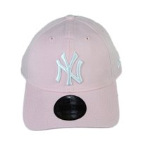 Boné Masculino New Era 920 ST Pastels Yankees Aba Curva Strap Back - Rosa