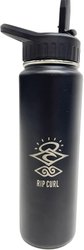 Garrafa Rip Curl Drink Bottle Aço inoxidável 700ML - Preto/Inox