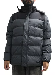 Jaqueta Masculina Hurley PS Stroop - Cinza Escuro