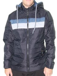 Jaqueta Masculina Session Bomber 01 - Marinho/Cinza