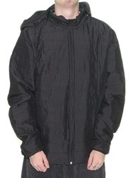Jaqueta Masculina Session Bomber Com Touca 03 - Preto