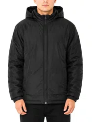 Jaqueta Masculina Session Bomber Com Touca 03 - Preto