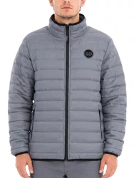 Jaqueta Masculina Vlcs Montain com Touca - Chumbo