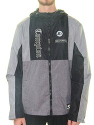 Jaqueta Quebra Vento Starter Windbreaker - Preto/Cinza