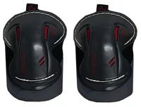 Joelheira Infantil Decathlon Iniciante - Preto/Vermelho