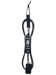 Leash Banana Wax Fun Board 8 Pés - Preto