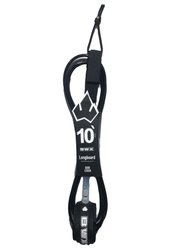 Leash Banana Wax Pro Longboard 10 Pés - Preto