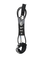 Leash De Surf Banana Wax Regular 6 Pés - Preto