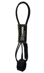Leash De Surf Cia Wax Com 2 Distorcedor 10 Pés - Preto