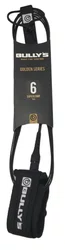 Leash Para Surf Bullys Golden 6 Pes Super Comp - Preto