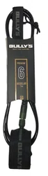 Leash Para Surf Bullys Premium 6 Pes Regular - Preto