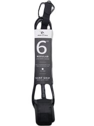 Leash para Prancha de Surf Rip Curl Regular 6.0 Grip 1.8M 7 mm - Preto