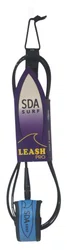 Leash SDA Gold 6 Pés Regular - Preto/Azul