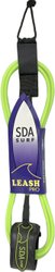 Leash Surf GOLD 10 Pés 2 Distorcedores Regular - Verde Limão/Preto